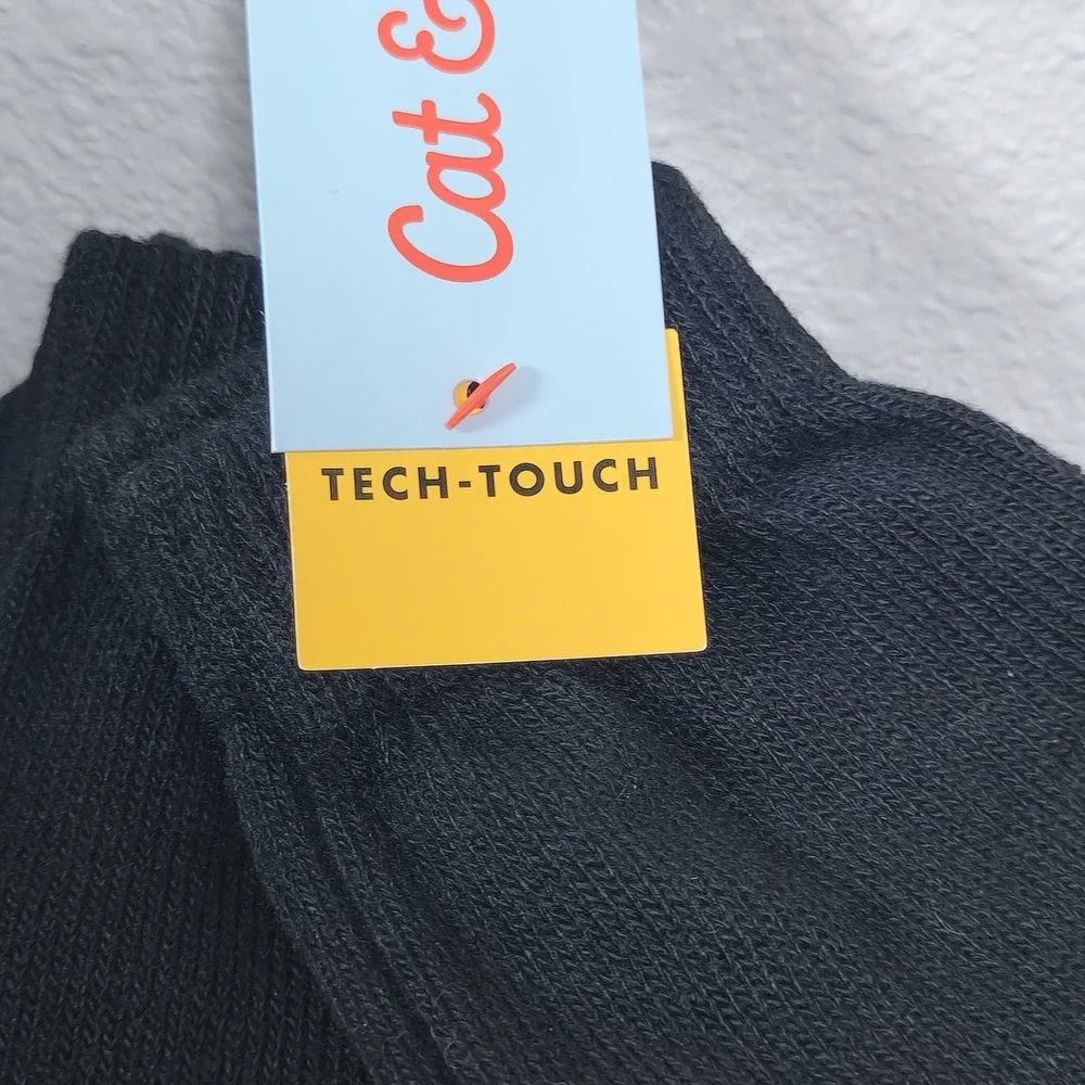 Cat Jack Black OSFM‎ 3 Pack Tech Touch Gloves Kids Youth Winter Warm